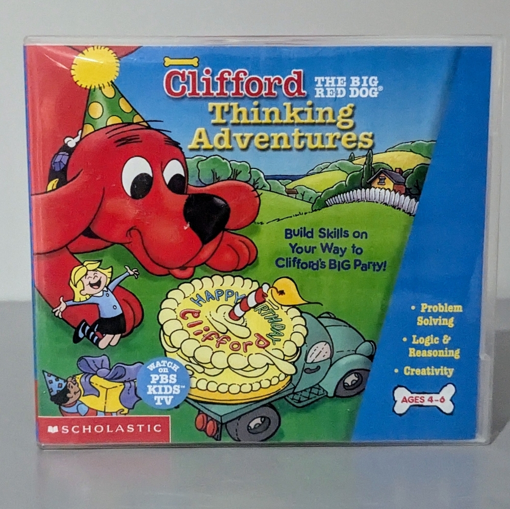 Clifford Thinking Adventures Scholastic PC Game